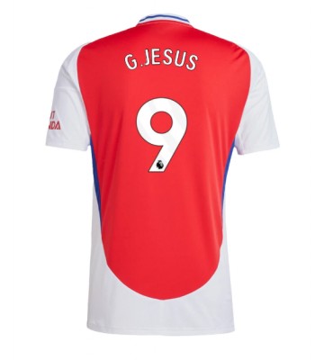 Arsenal Gabriel Jesus #9 Primera Equipación 2024-25 Manga Corta